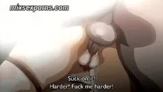 Ele enche sua filha mais velha com Hentai esperma