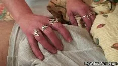 Play Her son is asleep and his mother wakes him up when he sucks his cock and wants to fuck
